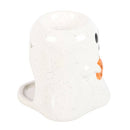 Ghost Shaped Ceramic Oil Burner with Pumpkin