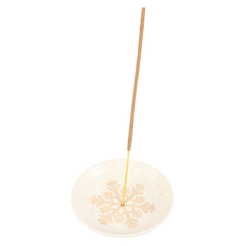 Snowflake Ceramic Incense Holder