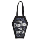 The Creepier The Better Coffin Shaped Cotton Tote Bag