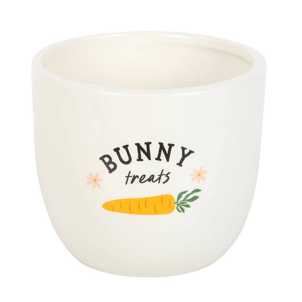 Bunny Treats Ceramic Pot