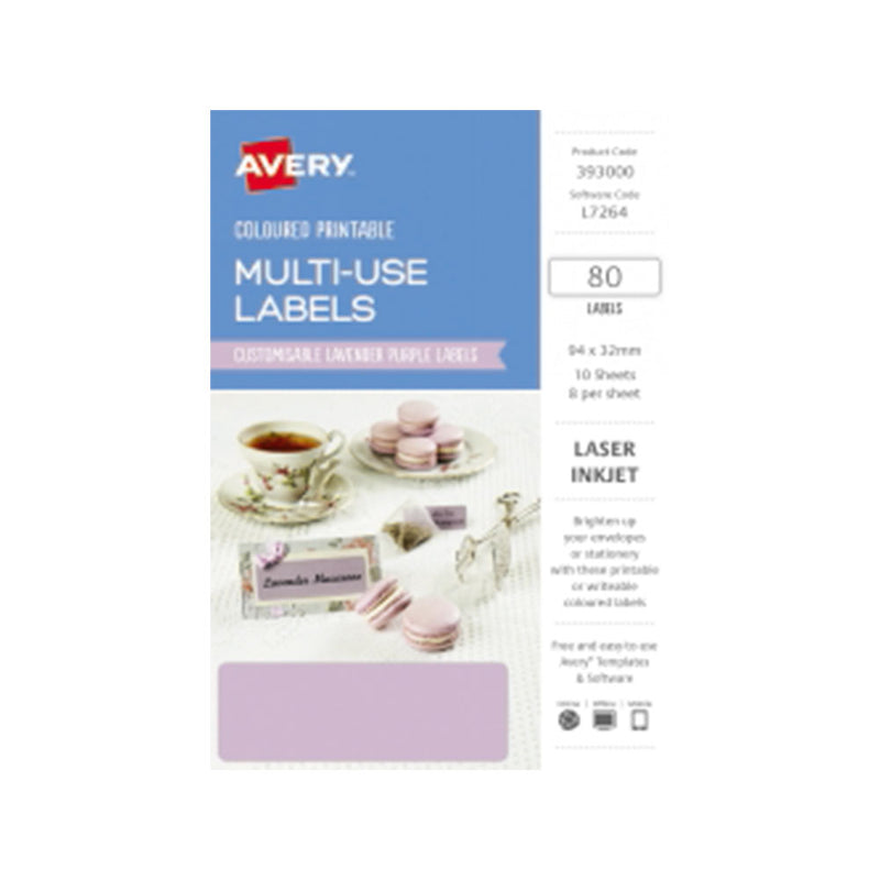  Avery Rechteckiges Laseretikett 80 Stück (94 x 32 mm)