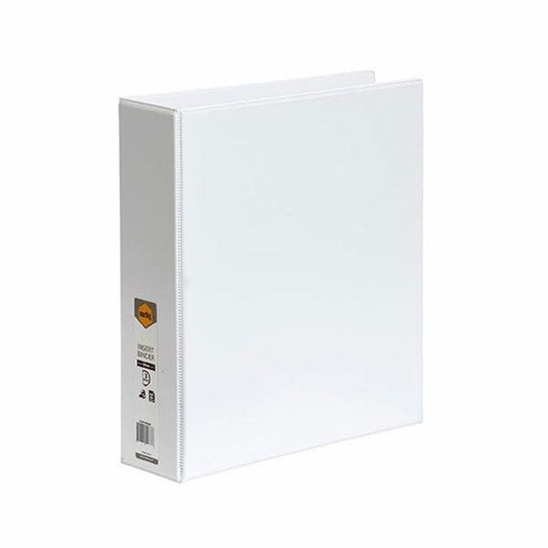 Marbig Clearview A4 3D-Ring Insert Binder 50mm (White)