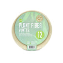 Greenlid Plant Fiber Compostable Plate (Pack of 12)