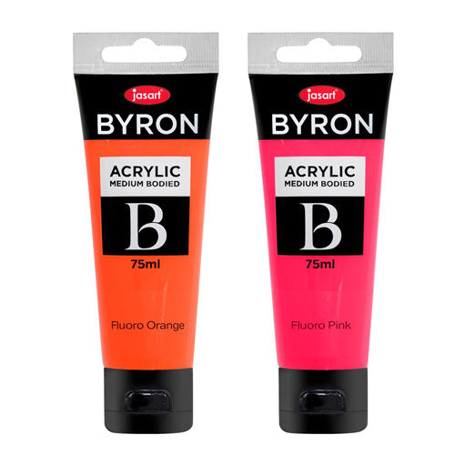 Jasart Byron Fluoro Acrylic Paint 75mL