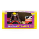 Keycraft Wooden Tractor & Trailer