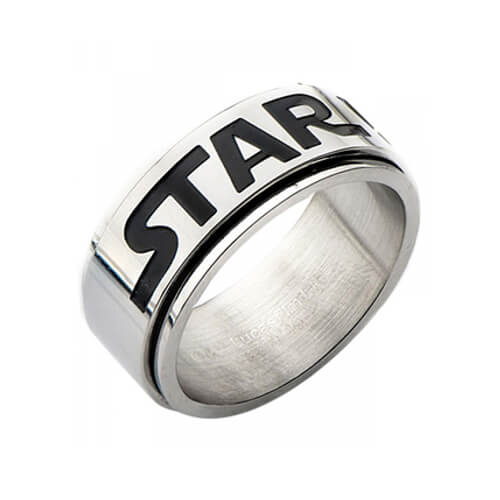 Spinner-Ring mit Star Wars-Logo