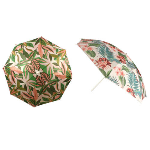 Printed Beach Umbrella 180cm