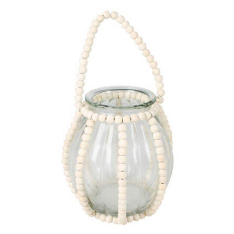 Lanterne en verre de vase de perle de Holi