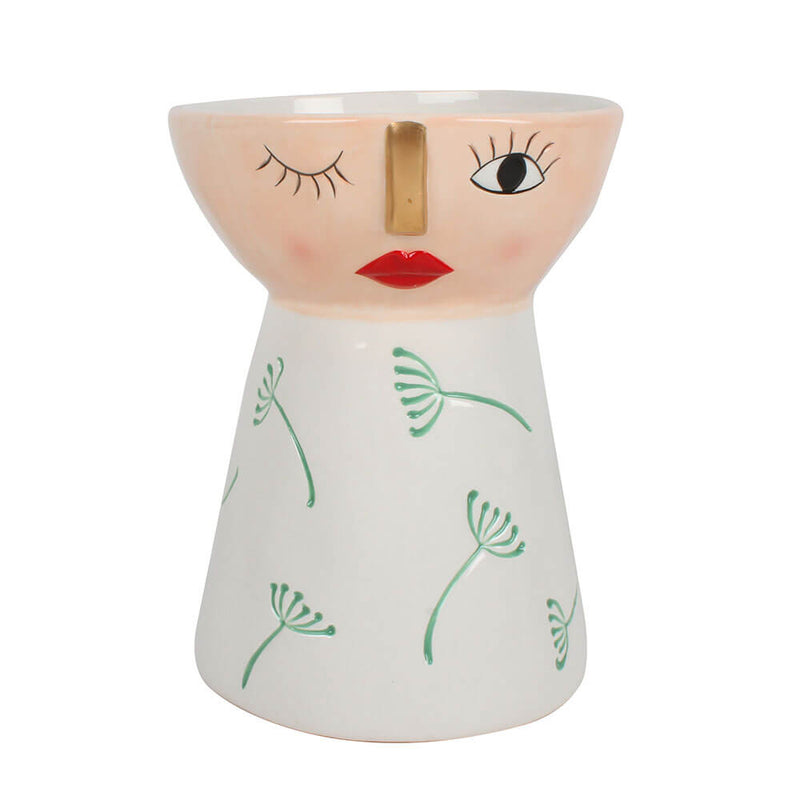 Alice Dolomit Gesicht Vase
