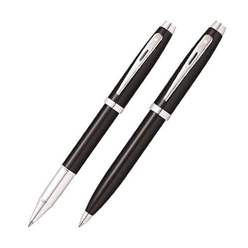 100 Black Lacquer/Chrome Plated Pen