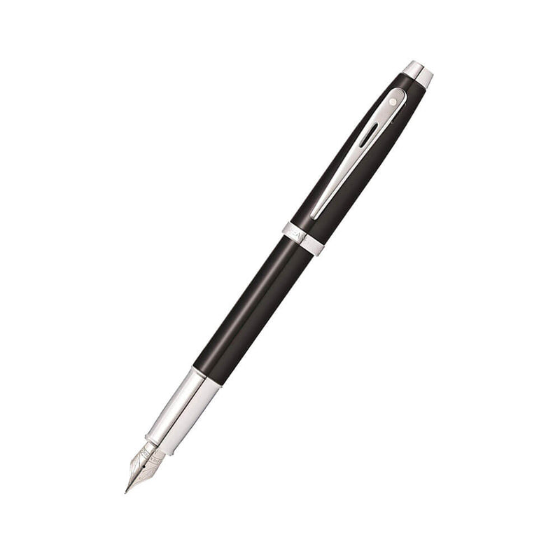 100 Schwarz lackierter/verchromter SS-Stift