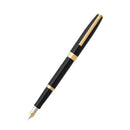 Stylo Sagaris Noir Brillant/Gold Gold