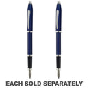 Century ll Blue Lacquer Fountain Pen w/ Chrome PT