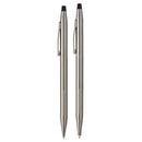 Classic Century Titanium Grey & MicroKnurl Pen & Pencil Set