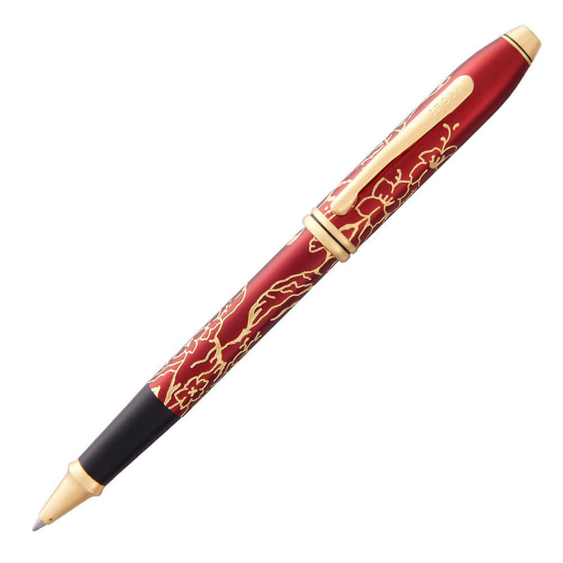 Stylo roller Townsend Plum Lacquer 23ct Zodiac