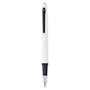Stylo plume Sheaffer VFM laque blanche et noir