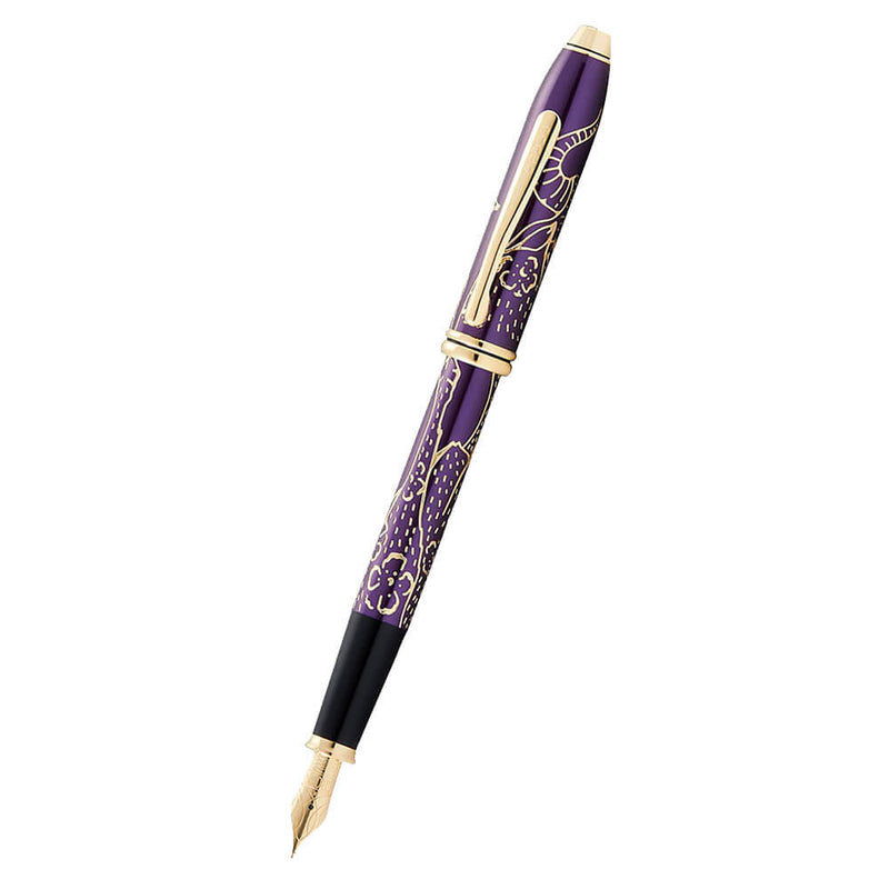 Stylo plume Townsend 23ct Année du Bœuf (Prune)