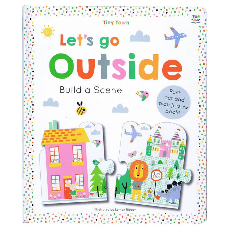Tiny Town Let's Go Outside Build a Scene Book