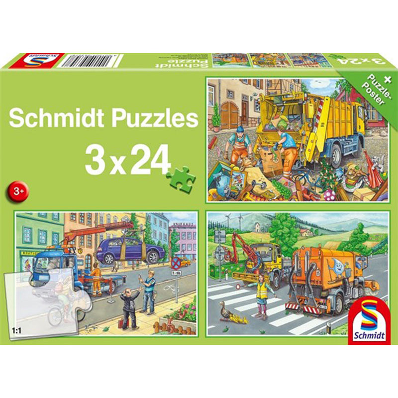 Schmidt Puzzle 3x24tlg
