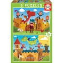 Educa Puzzle Collection 2 Sets mit 48 Teilen