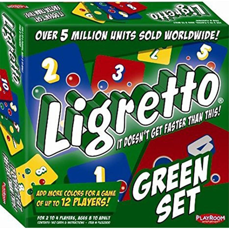 Ensemble de jeux de cartes colorés de Ligretto