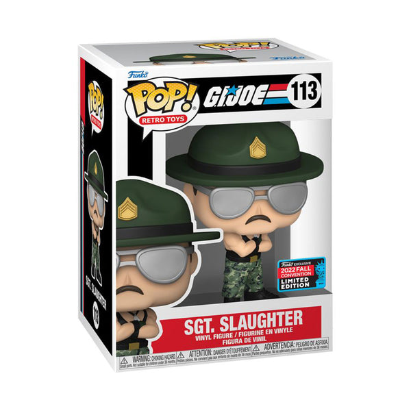 GI Joe Sergeant Slaughter NYCC 2022 US Exclusive Pop! Vinyl