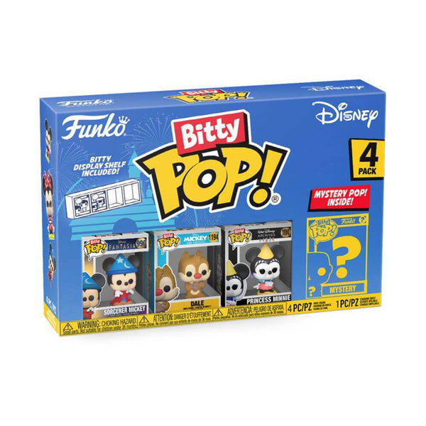 Disney Sorcerer Mickey & Friends Bitty Pop! 4-Pack