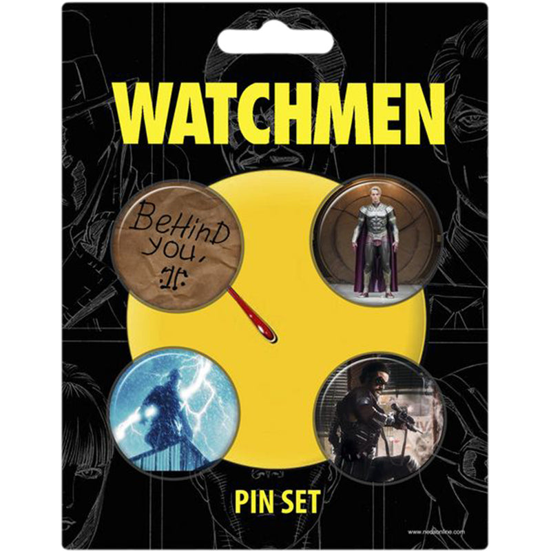 Lot de 4 épinglettes Watchmen