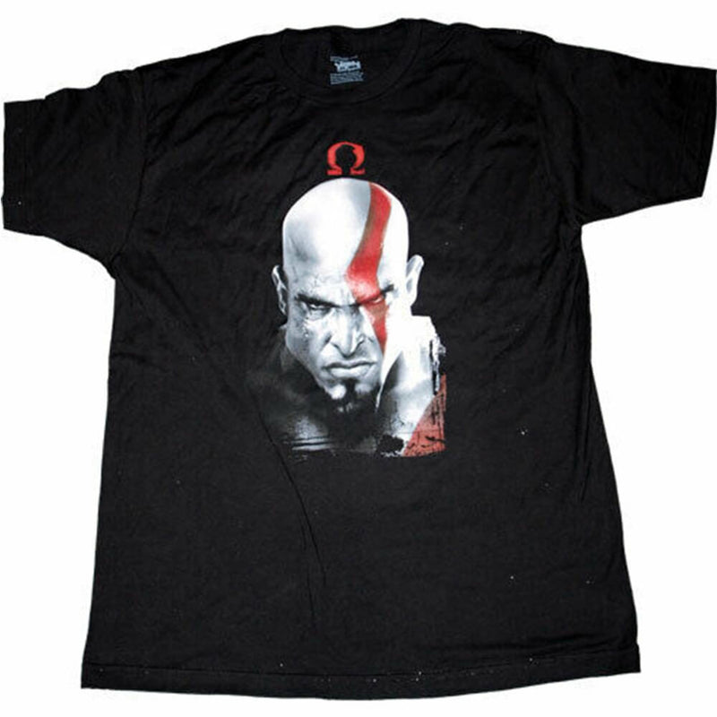 T-shirt Dieu de la guerre Kratos et symbole Omega