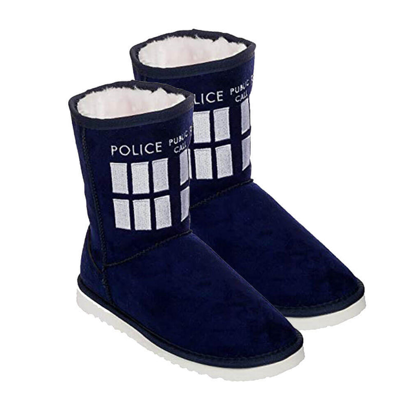 Doctor Who TARDIS Boot Slipper Damen