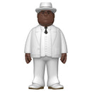 Notorious BIG Biggie Costume Blanc Vinyle Or