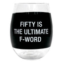 Say What Stemless Wine Glass