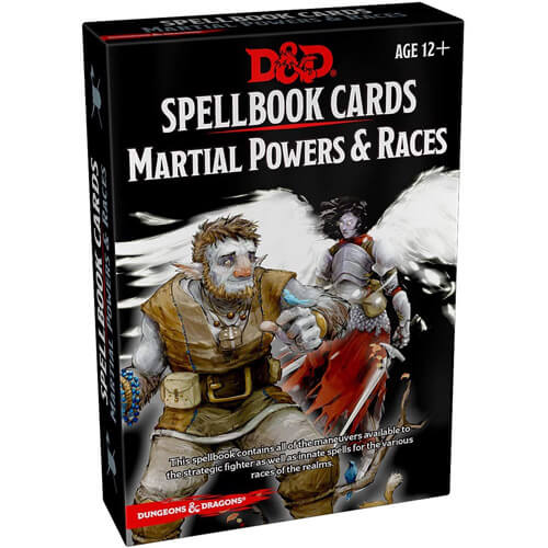 D&D Spellbook Cards Martial Powers & Races Deck (61 Cards)
