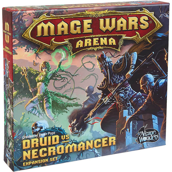 Mage Wars Druid vs Necromancer Board Game