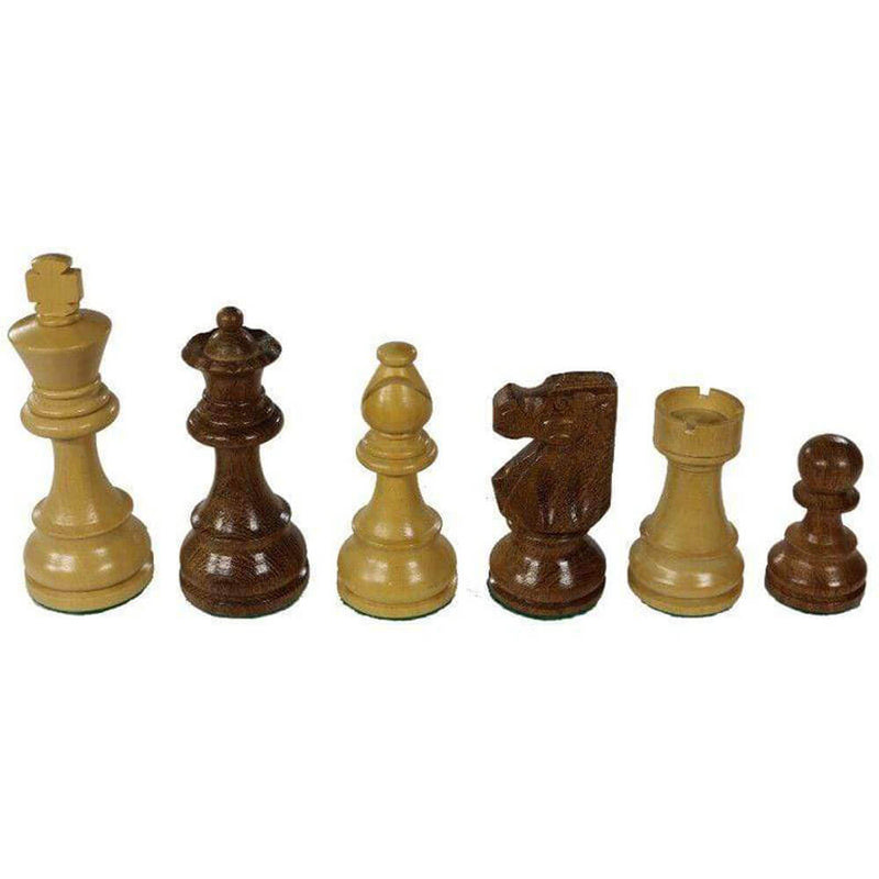 Chess Men Ladock Acacia/Boxwood