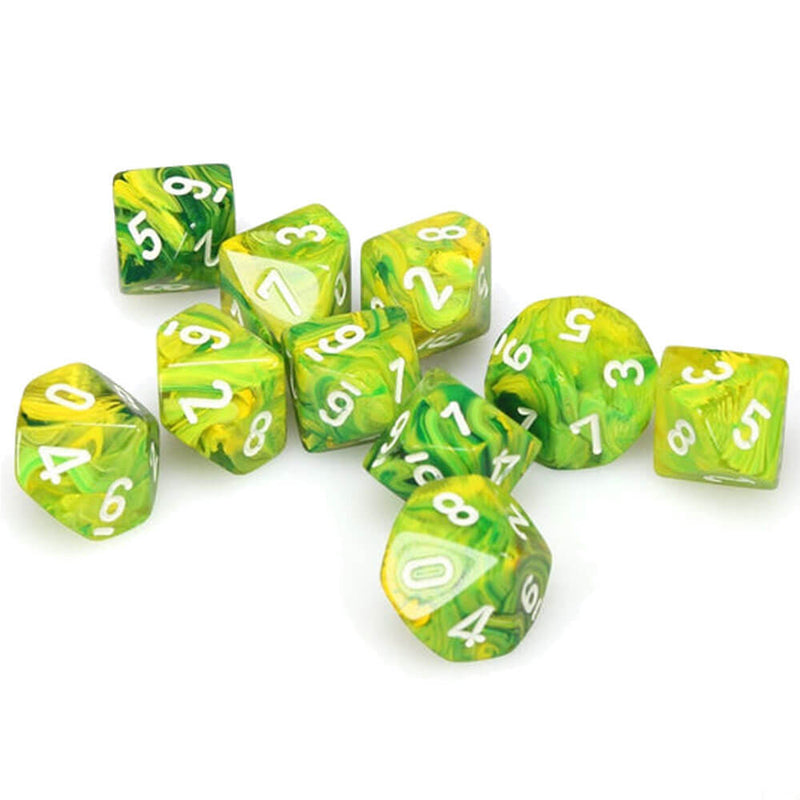 Chessex D10 Polyhedral 10-Die Vortex-Set