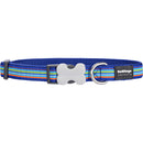 Hundehalsband mit horizontalen Streifen (Navy)