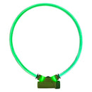Dingo rouge lumitube illuminé (vert lime)
