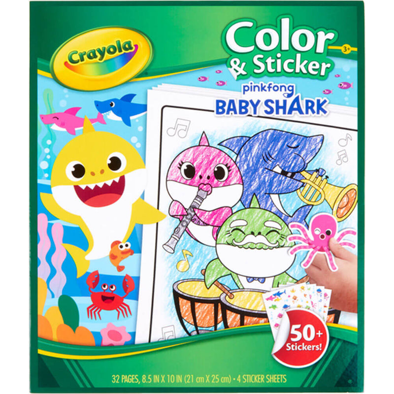 Crayola Farb- und Stickerbuch