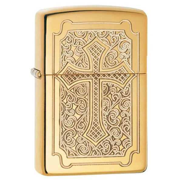 Zippo Armor High Polish Brass Lighter