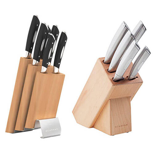 Scanpan Classic Stainless Steel Knife Block Set