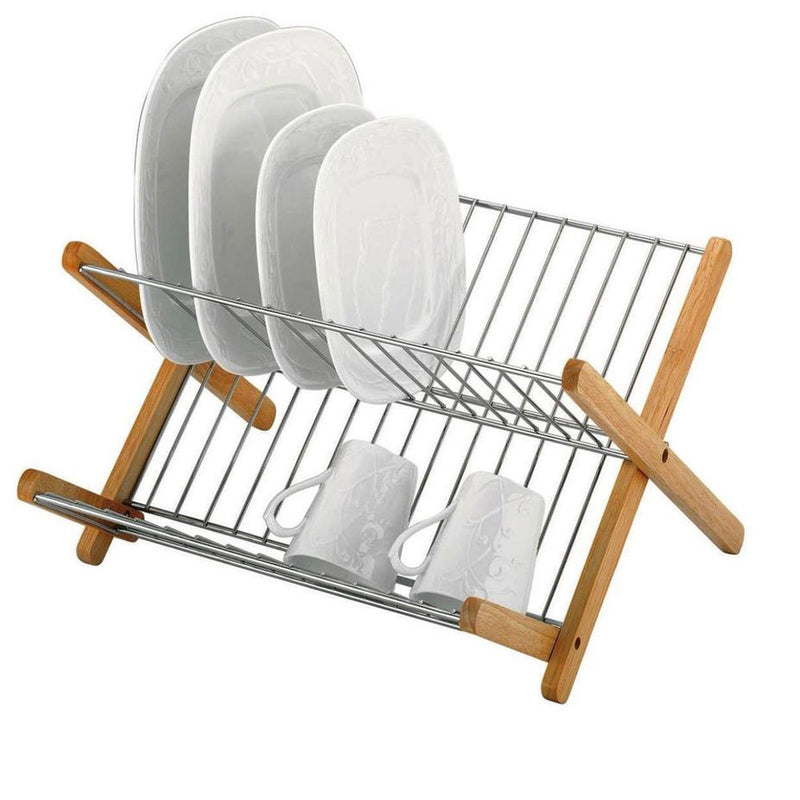 Avanti Monterey Wood and ChromexProfile Dish Rack