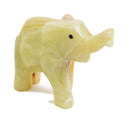 Britische Fossilien Geschnitzter Elefant 7,5 cm