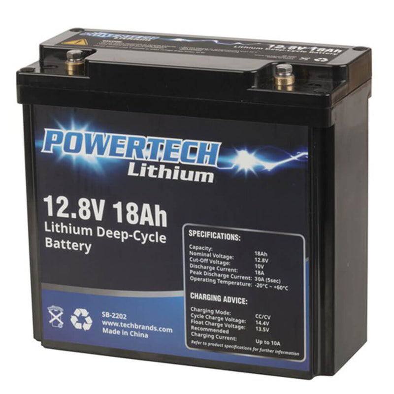 Powertech Deep Cycle Akku (12,8 V LiFePO4)