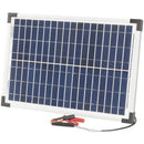 12V monokristallines Solarpanel mit Klemmen/Kabel