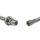 Tuyaux de gaz tressés en acier inoxydable à baïonnette (3/8 po SAE)