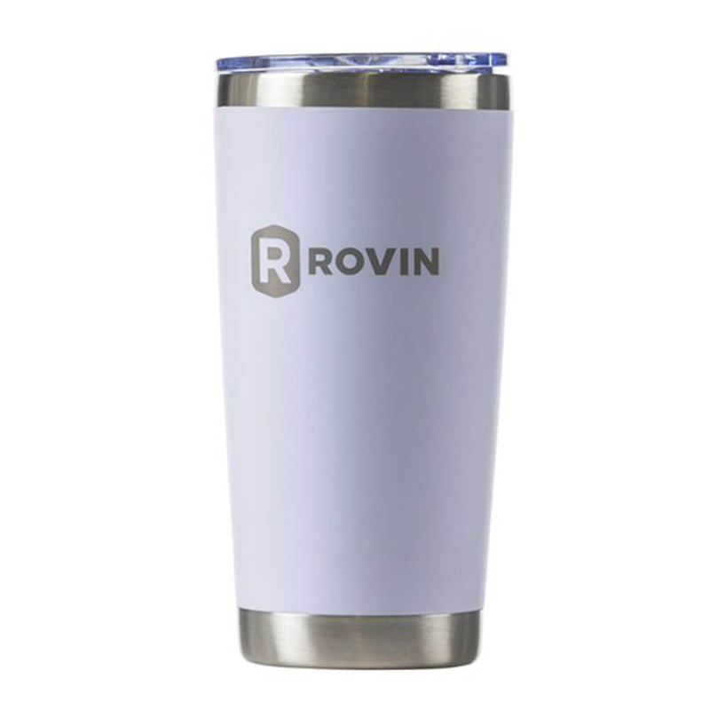 Gobelet Rovin en acier inoxydable avec couvercle à pression (590 ml)