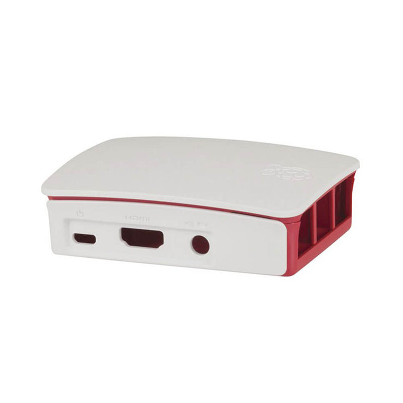 Boîtier officiel Raspberry Pi (rouge et blanc)