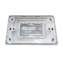 Wandplatte für Bürstenkabeleinführung (weiß)