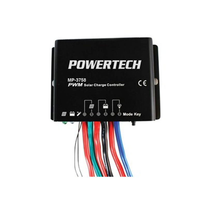 Contrôleur de charge solaire Powertech PWM (12V ou 24V)